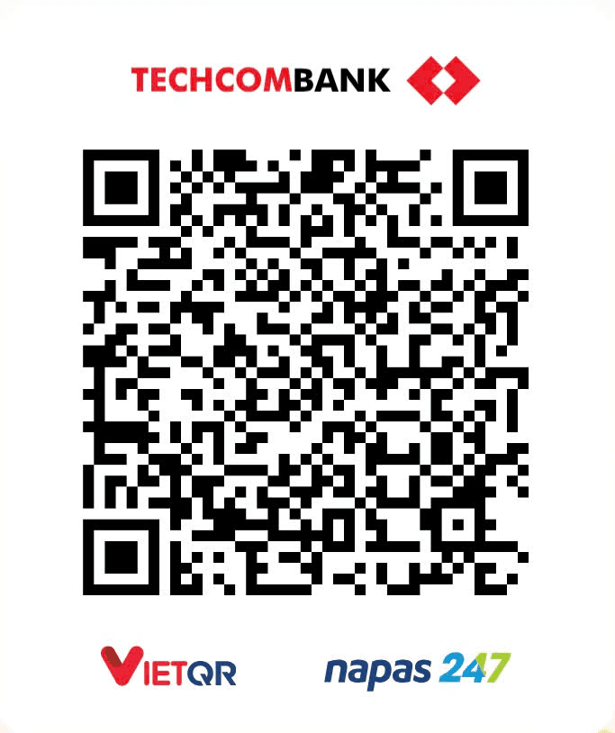 Mã VietQR chuyển khoản tới tài khoản Techcombank của Phạm Minh Thành
